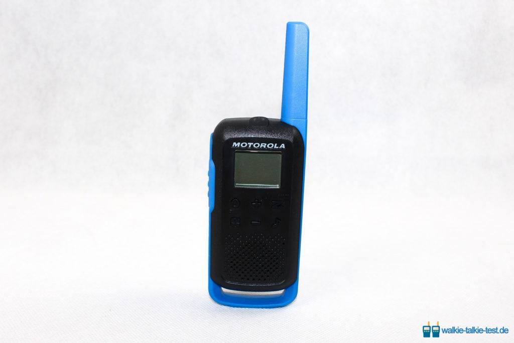 Reichweite: 8km Motorola T62 TALKABOUT Blau-Schwarz PMR/Babyphone Funkgeräte 